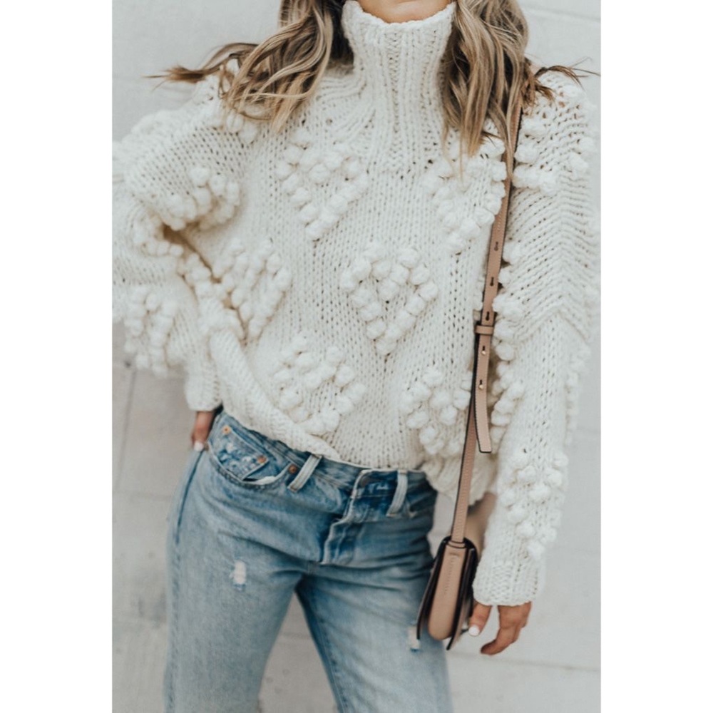 Chicwish Knit Your Love Turtleneck Sweater
